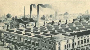 L'usine Drouault après son ouverture en 1850, au Mans © Drouault