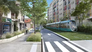 Boulevard Ariane ligne T5 - Ville de Nice