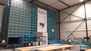 Le skypod est le produit phare d'Exotec