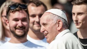 Le pape François place Saint-Pierre en 2017 ©CIRIC