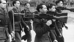 Membres de la Milice française en 1944.