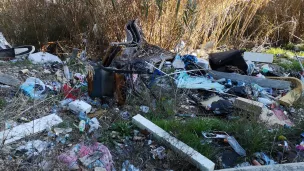 Déchets quartier de l'Ariane - PHOTO RCF