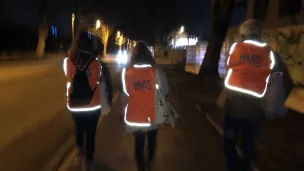 Près de 500 bénévoles ont arpenté les rues de Bordeaux pour la première Nuit de la solidarité jeudi 20 janvier 2022 ©Violaine Attimont