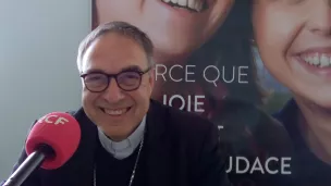 Mgr Jérôme Beau, archevêque du diocèse de Bourges. © RCF - Charlotte Bonnet.