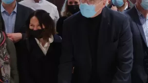 Patrick Weiten au découpage de la Galette des Rois