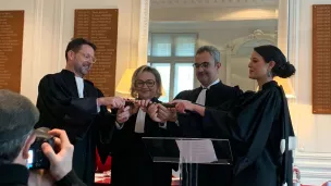 remise du bâton à la maison de l'avocat de Bordeaux ©Louis Andurand-Cavasse