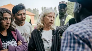 Marche solidaire pour les migrants, France. ©Alexandre CHELLALI/CIRIC