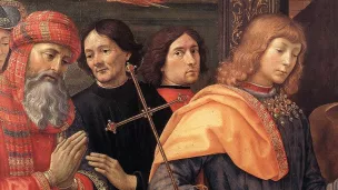 détail de l'Adoration des Mages, Ghirlandaio (1488)