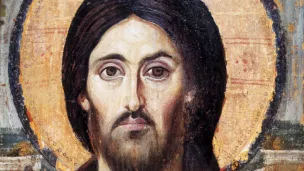 Icône du Christ pantocrator, du VIe siècle, au Sinaï ©Wikimédia commons