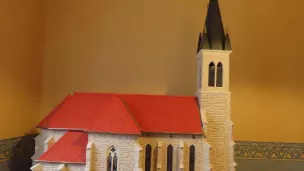 maquette de l'église de Montagnat par Ph Pin