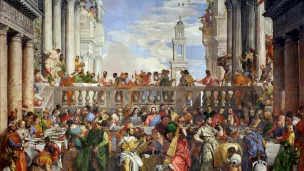 Les noces de Cana de Véronèse, conservé au Musée du Louvre (Paris)