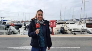 Charlotte Bodart, notre guide sur le Port Gallice à Antibes est responsable qualité - environnement CCINCA - Photo RCF