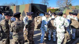 Les 250 militaires du 27 sont partis à 14h00 cet après-midi. ©RCF Haute-Savoie 