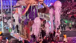 Char "stop pollution" au carnaval de Nice 