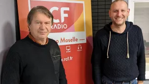 Jacques Fleurentin, dans le studio de RCF à Metz