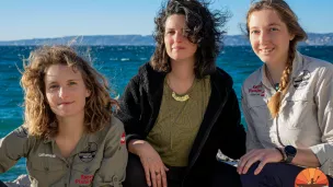 Anaëlle Marot, Philomène Le Lay et Solène Chevreuil ©Projet Azur 