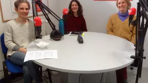 Mathilde Gaignard, Maëlle Errard et Alice Leparc.