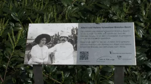 © Wikipédia - Hélène Bresslau et son époux, Albert Schweitzer