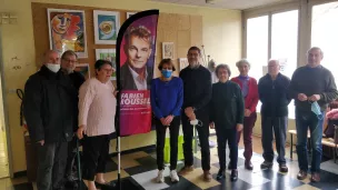 les communistes veulent faire connaître le programme de Fabien Roussel à Bourges © RCF - Guillaume Martin-Deguéret.