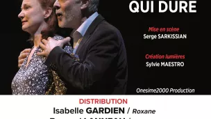 Les comédiens Isabelle Gardien et Bernard Lanneau