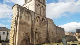 Abbaye Notre-Dame de Déols, dans l'Indre. 