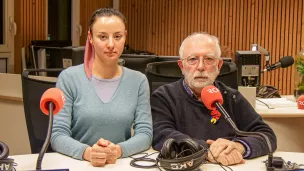 Katerine Mosoulenko (à gauche) et Jean-François Bau - © RCF Lyon