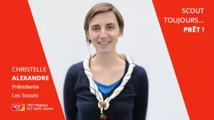 Christelle Alexandre, Présidente des scouts