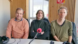 de gauche à droite : Pierre Venet, Stéphane Pétrier, Stan Mathis - © RCF Lyon