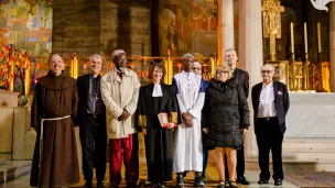 800 ans de la rencontre de François d’Assise avec le sultan al-Malik à Damiette, le 26/10/2019, paroisse du Saint-Esprit, Paris ©Guillaume POLI/CIRIC