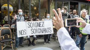 Manifestation des personnels soignants à Paris, le 16/06/2020 ©Corinne SIMON/CIRIC