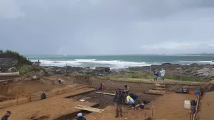 Le chantier de fouilles de Beg Er Vil