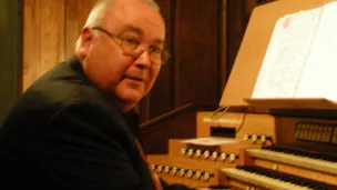 Jean-Luc Lepage à la console de l'orgue de la Cathédrale de Verdun