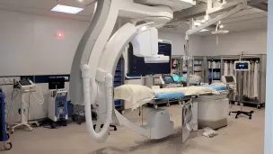 Le nouvel appareil de coronarographie installé au coeur du Centre hospitalier Emile-Roux du Puy-en-Velay © Martin Obadia