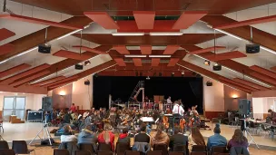 Répétition en cours Espace Béraire à la Chapelle Saint Mesmin (Jean-Baptiste PIERRON/RCF LOIRET)