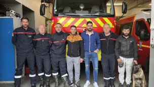 Les pompiers de Théoule vont remplacer leurs homologues ukrainiens partis au front (©Charlotte Schuhmacher)