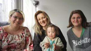 Marilyne, Pauline et Gwendoline, mamans d'un enfant porteurs de trisomie 21: "l'entraide entre parents est une clé pour affronter les difficultés de l'inclusion" ©2022 RCF Haute-Savoie