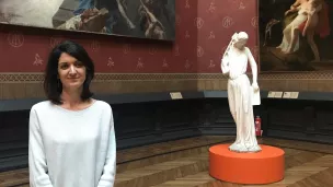 Laure Dalon dans le Musée  de Picardie © RCF Hauts de France Anne Henry