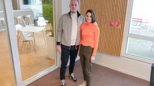 Arnaud Poujol (à gauche) et Mathilde Allemoz - © RCF Lyon