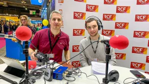 Stéphane Longin (à gauche) et Cédric Bonnefoy - © RCF en AuRA