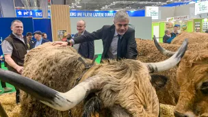 Laurent Wauquiez au SIA 2022 - © RCF en AuRA (Timothé Rouvière)