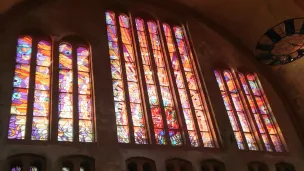 Vitrail de l'église du Sacré Coeur de Cholet © Diocèse d'Angers