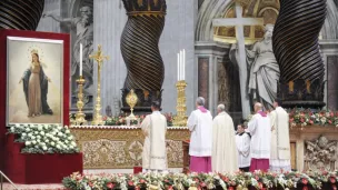 Célébration des première vêpres de la Solennité de Marie, le 31/12/20156, Vatican ©Alessia GIULIANI/CPP/CIRIC