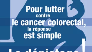 Mars bleu, un mois de sensibilisation au dépistage du cancer colorectal. / Photo : La ligue contre le cancer