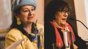 Nicole Faessel et Marie-Chantal Lhote (Photo : Lorents)