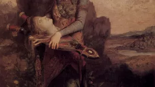 Gustave Moreau, Jeune fille thrace portant la tête d'Orphée, 1865, musée d'Orsay ©Wikimédia commons