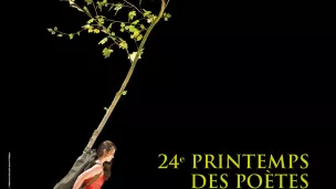 Affiche du printemps des poètes 2022