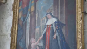 Détail de la chapelle Ste Jeanne de France.