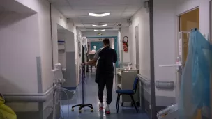 Hôpital à Bry-sur-Marne, le 21/01/2022 ©JULIEN DE ROSA / AFP