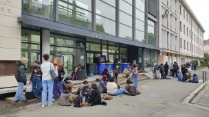 Blocage du lycée Joachim-du-Bellay à Angers ©RCF Anjou