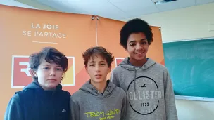 Atelier radio collège Sainte Marie à Ambérieu en Bugey 2022